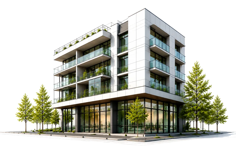Bâtiment moderne — expertise BBTH Ingénierie