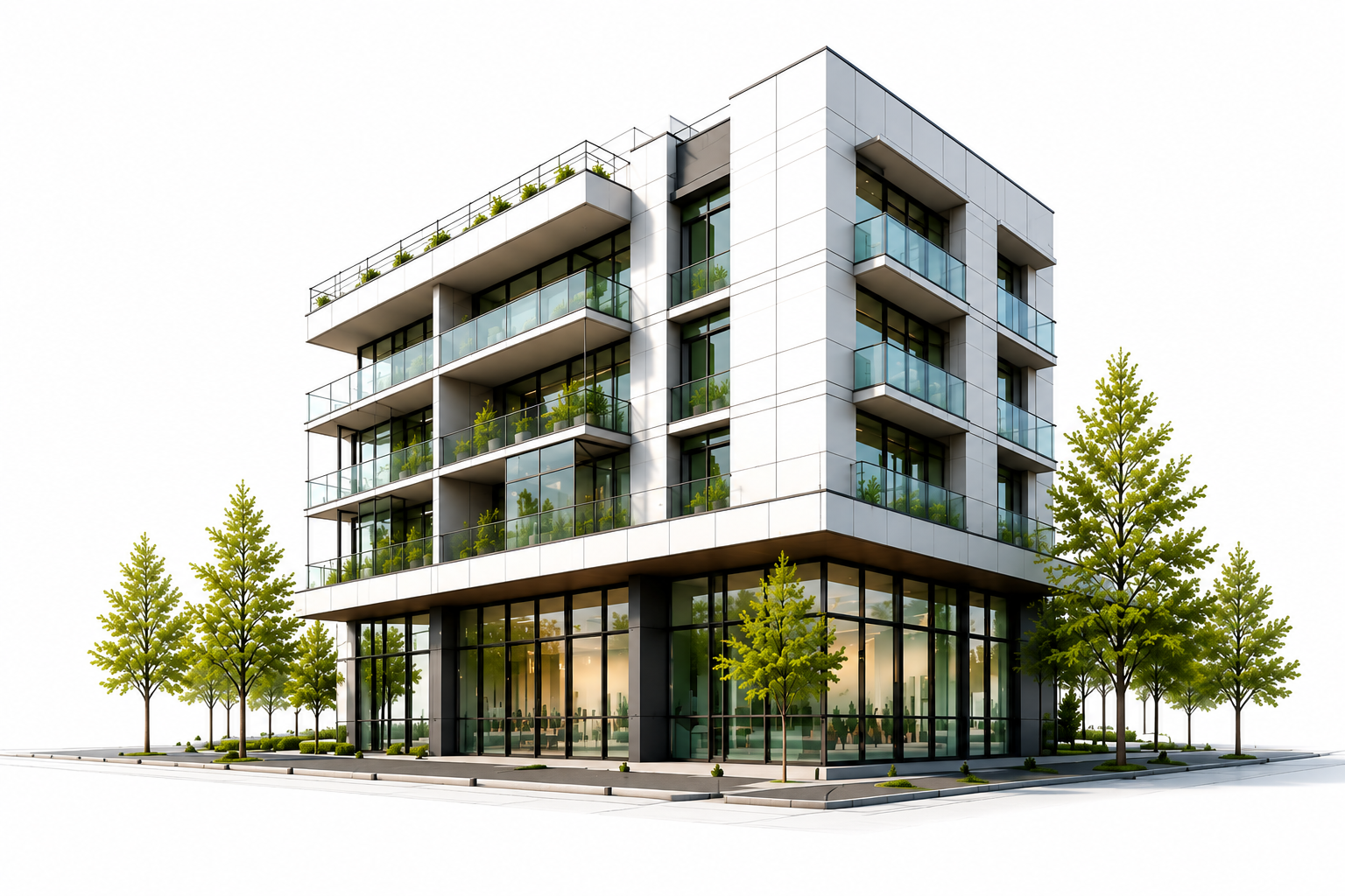 Bâtiment moderne — expertise BBTH Ingénierie